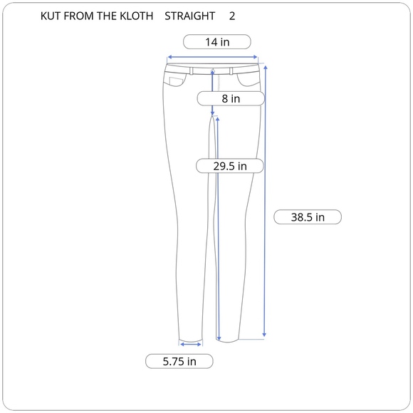 KUT FROM THE KLOTH | "Sammie" Straight Leg Jeans - Picture 8 of 8